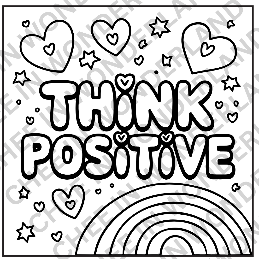 Motivational Quotes Digital Coloring Book | Bold & Easy Designs